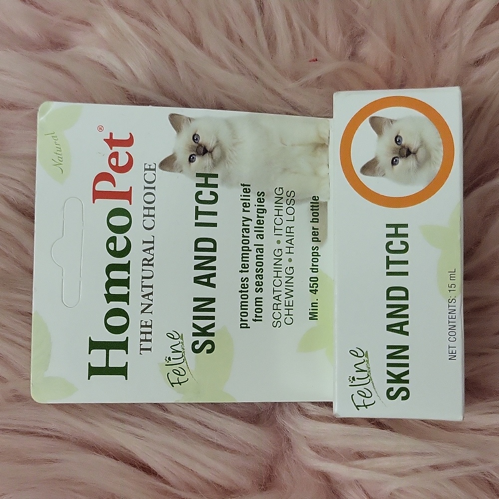 Brand New HOMEOPET FELINE SKIN & ITCH